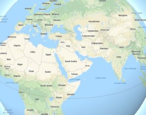 Google Maps globe