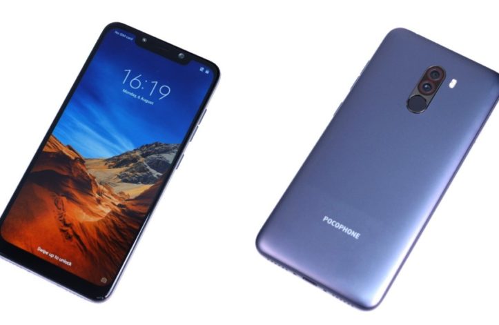 Pocophone f1 front back