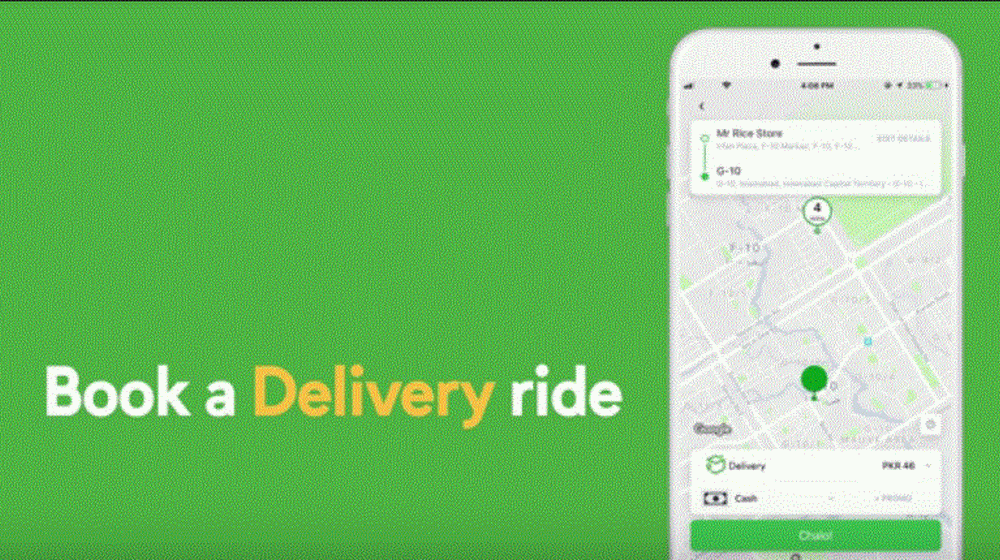 Careem delivery ride