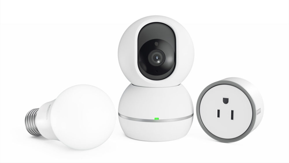 Lenovo Smart bulb plug and Wi-Fi camera
