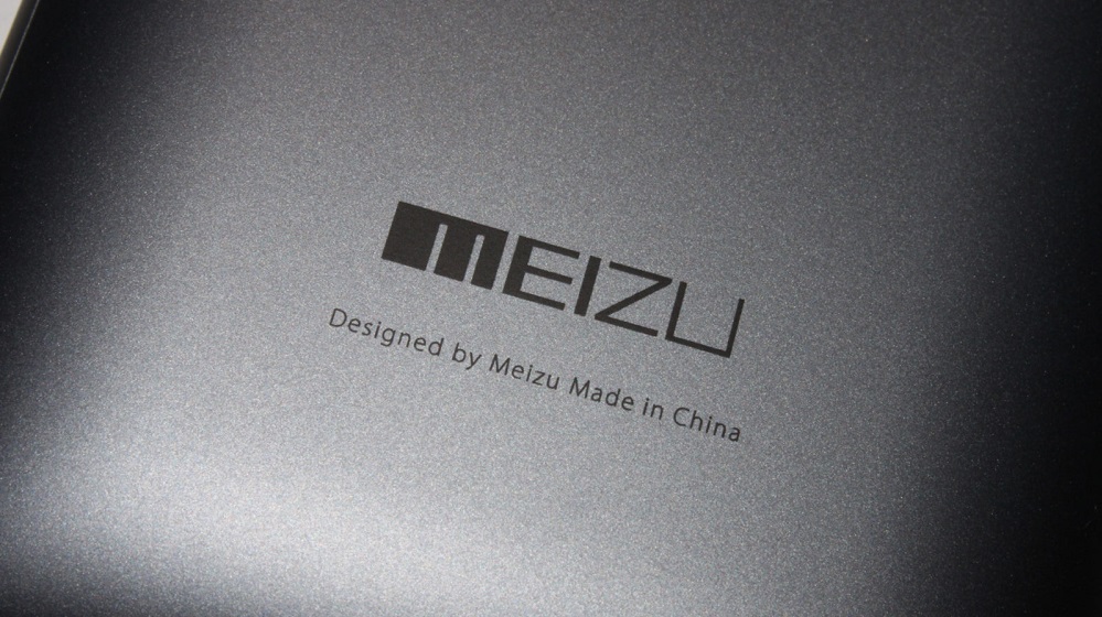 Meizu logo on a phone