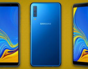 Blue Galaxy A7 2018