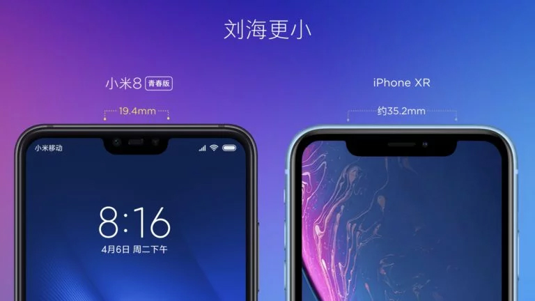 Xiaomi Mi 8 Lite vs iPhone X: qual celular com notch vale mais a pena? -  DeUmZoom