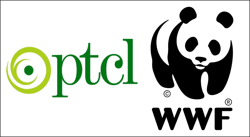 ptcl and wwf pakistan logo