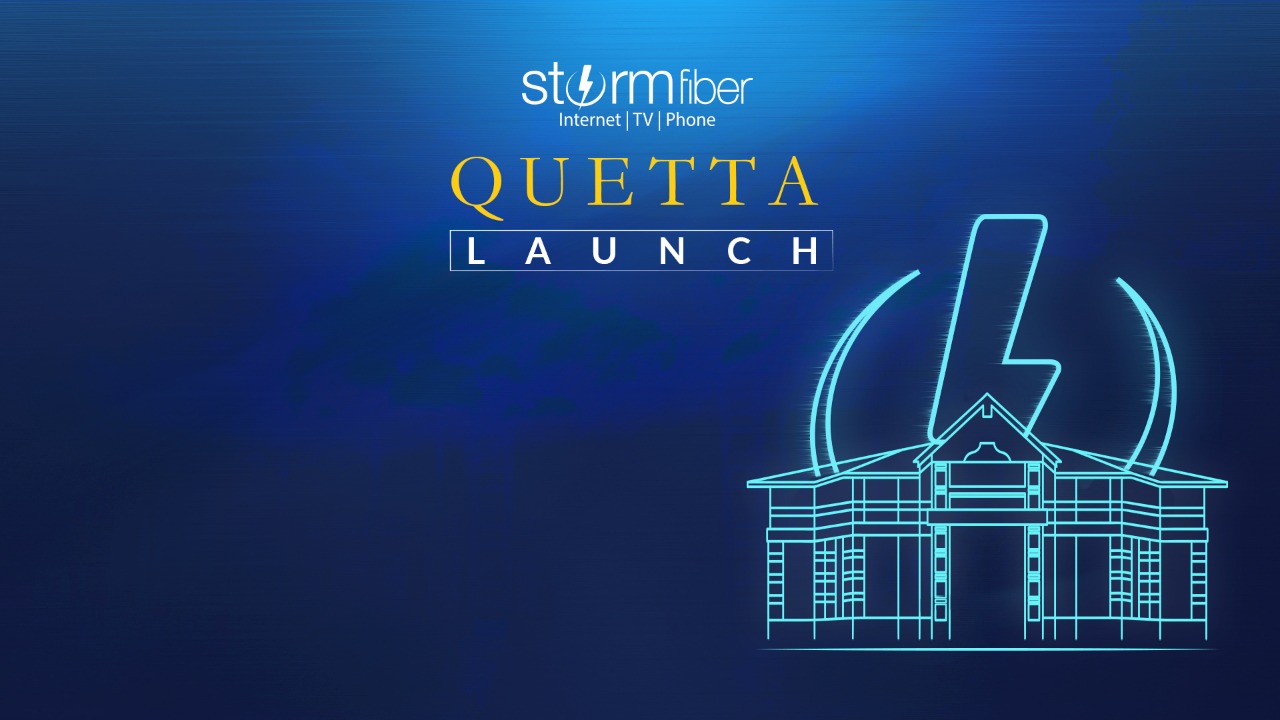 StormFiber launches in Quetta: 7th City to Join Its Fiber Optic Broadband Network