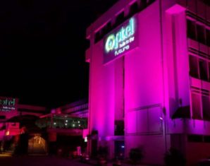 ptcl building goes pink
