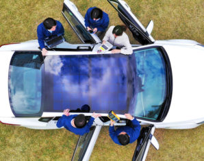 Solar Panel Roof Hyundai Car