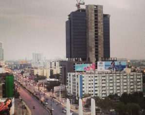 Illegal skyscrapers in Karachi