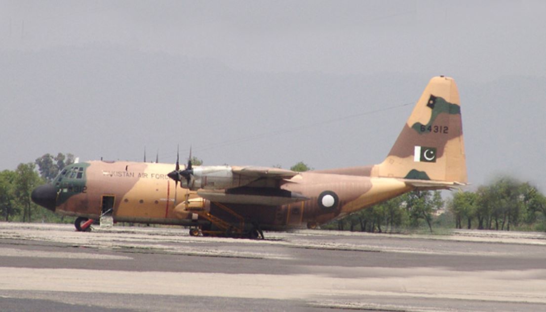 PAF’s C-130 Crash Lands at Nur Khan Base in Rawalpindi