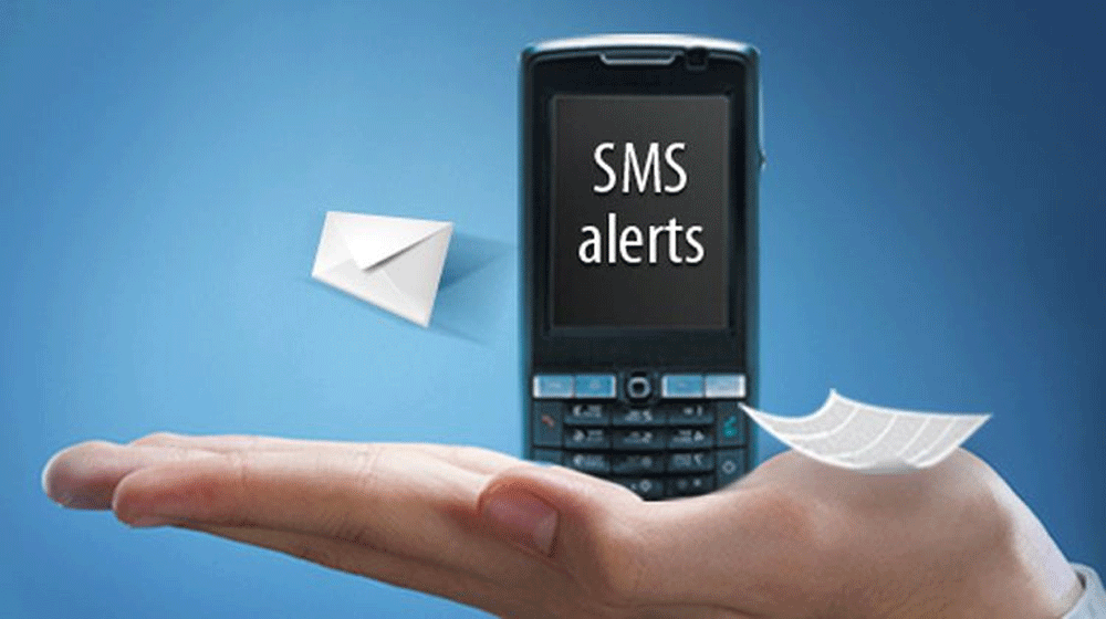 ‘No Charges for SMS Alerts from January’ | propakistani.pk