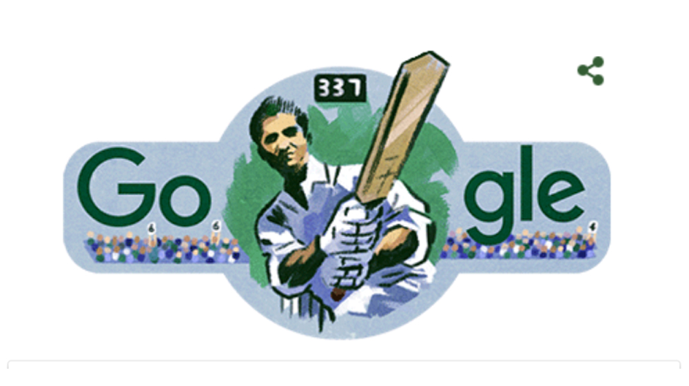 Google Celebrates Hanif Mohammad’s 84th Birthday With a Doodle
