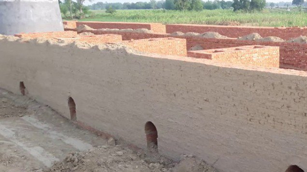 Zigzag brickkiln in Punjab