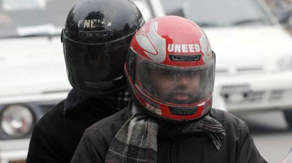 Wearing helmets compulsory in Lahore