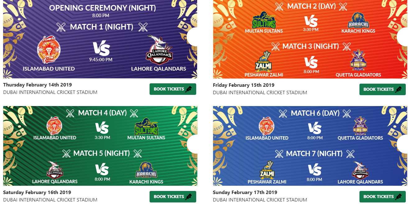 Your Guide to Buying Online Tickets for PSL Matches in UAE