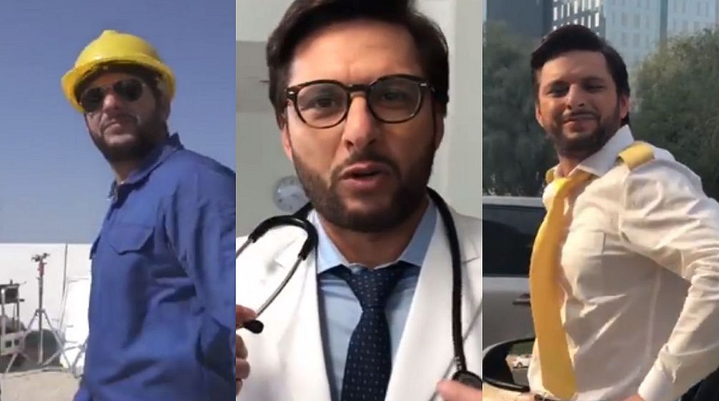 Why is Shahid Afridi Dressing Like a Doctor, Taxi Driver & Etc in Dubai?