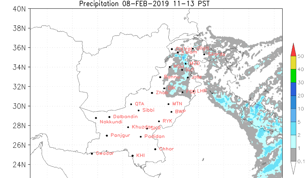 Rain and Snow Expected in Pakistan Till Friday