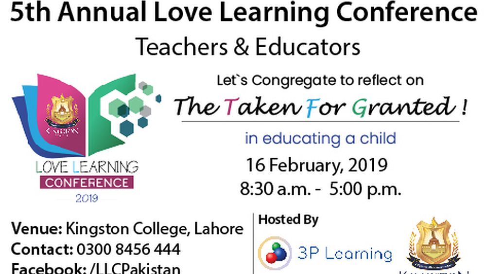 3P Learning to Organize “The Taken for Granted” Conference in Lahore
