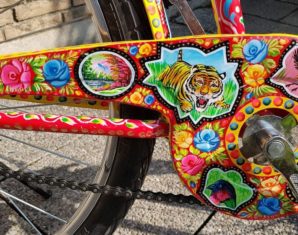 Truck art on bicyle
