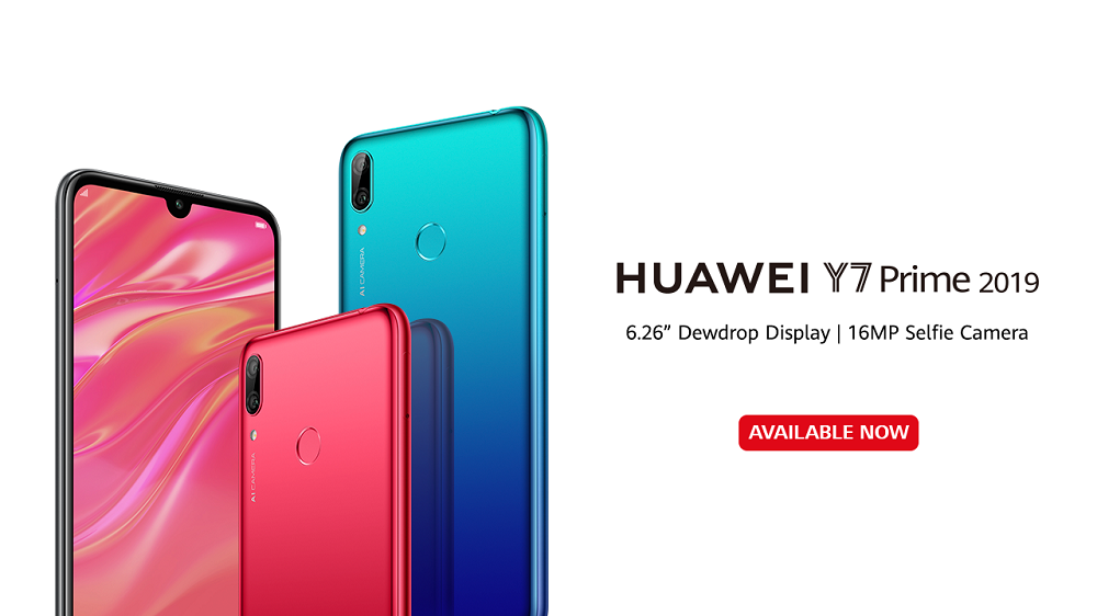 Huawei Y7 Prime 2019 Sweeps Pre-Orders, Goes on Sale