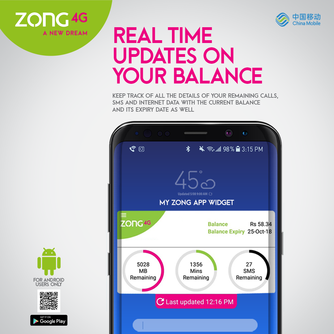 My Zong App Offers Amazing Features With Free 4gb Data