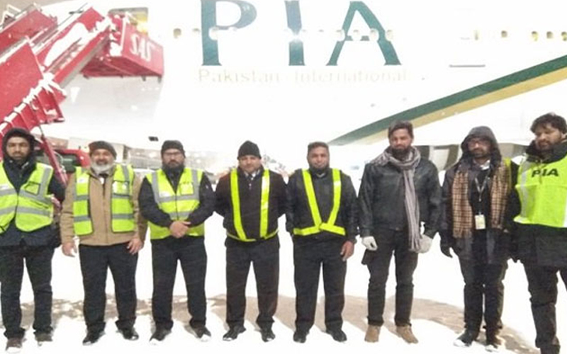 PIA Engineers Defy Norway’s Extreme Temperatures to Repair Aircraft