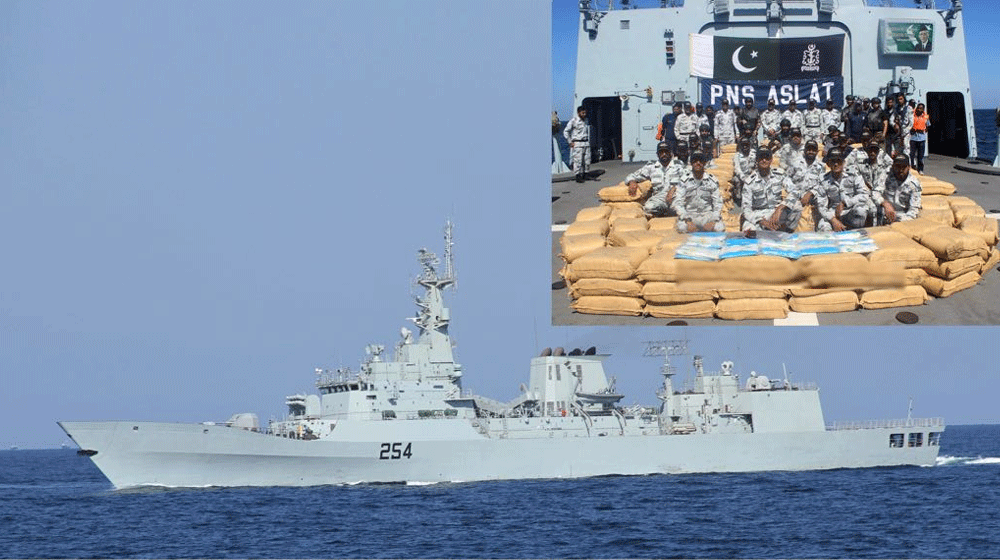 Pakistan Navy Seizes Drugs Worth Rs. 4.1 Billion Near Balochistan