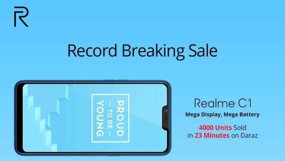 Realme Breaks More Online Sales Records on Daraz