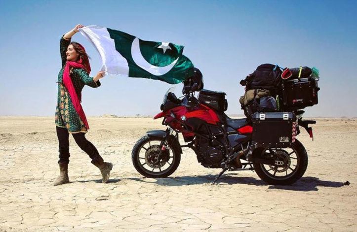 Canadian Solo Biker Rosie Gabrielle is All Praises for Pakistan | propakistani.pk