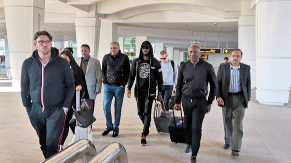 French Football Star Nicolas Anelka Arrives in Islamabad