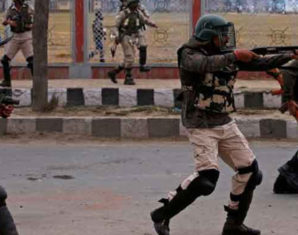 Use of Pellet Guns against Kashmiris