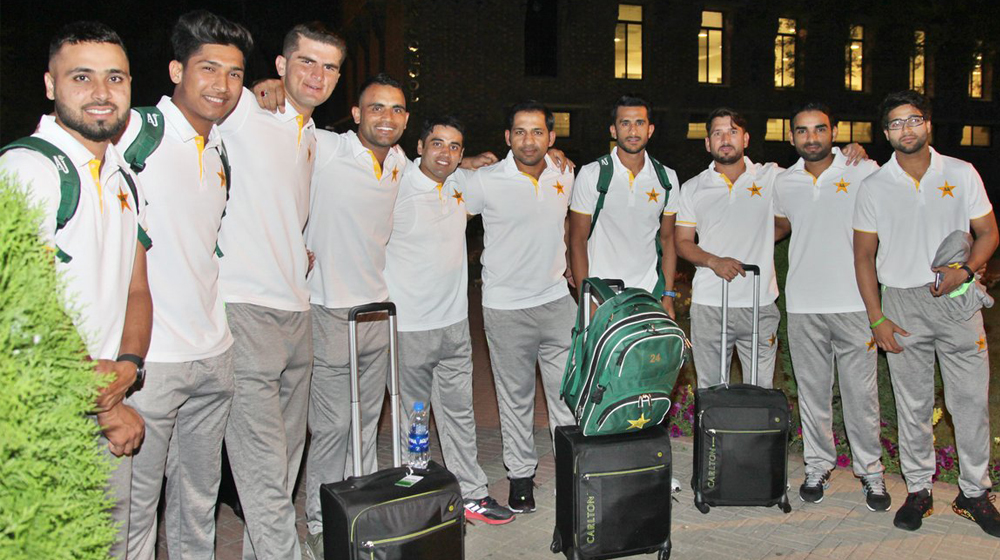 Pakistan Cricket Team Departs For England