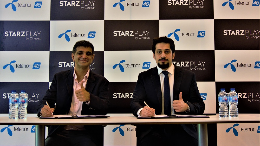 Telenor Pakistan Partners With STARZ PLAY to Bring Exciting Content to Everyone