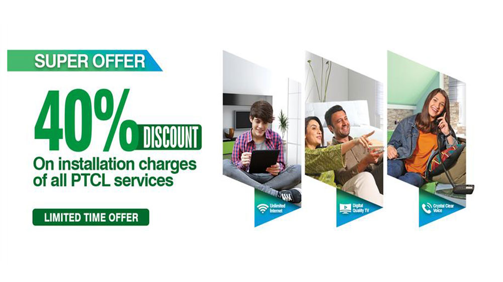 PTCL Offers 40% Discount on Installation Charges