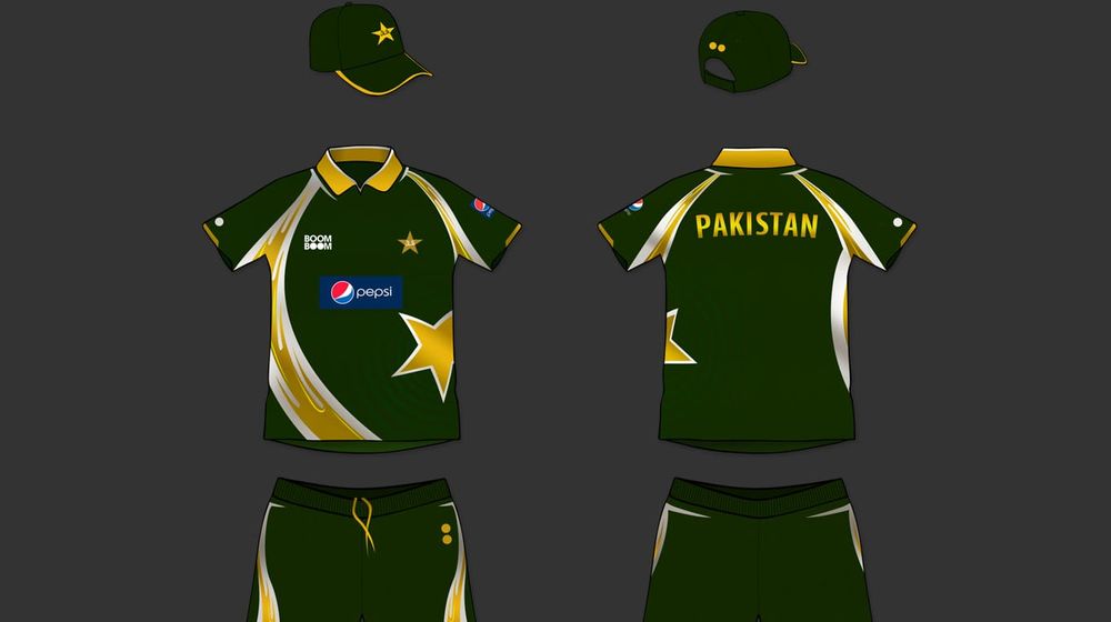 new jersey of pakistan cricket team