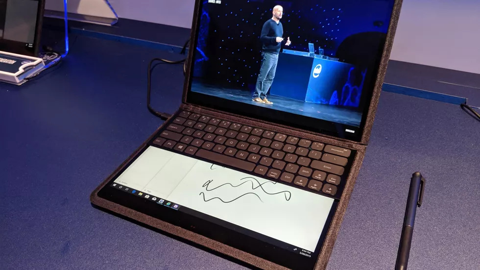 Intel Shows Off its Futuristic Dual-Screen Laptop Concepts