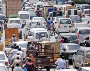 Traffic Jam in Islamabad