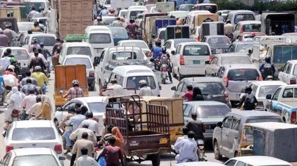 Traffic Jam in Islamabad