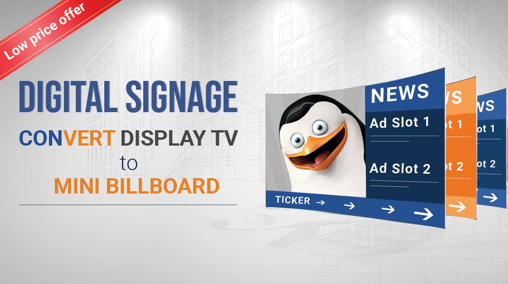 Convert Your Display TV to a Mini Billboard with Nayatel Digital Signage