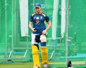 Shaun Marsh fractured his right forearm during nets