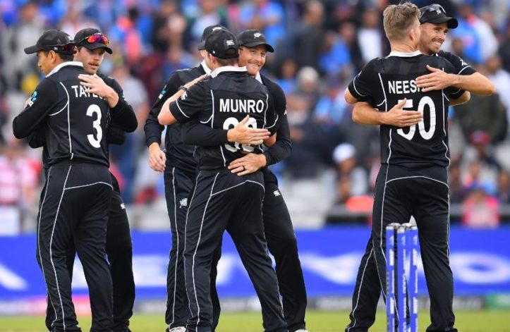 Kiwis Celebrate Semi Final Win over India