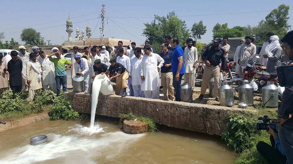 KP Food Authority Discards 8,000 Litres of Adulterated Milk