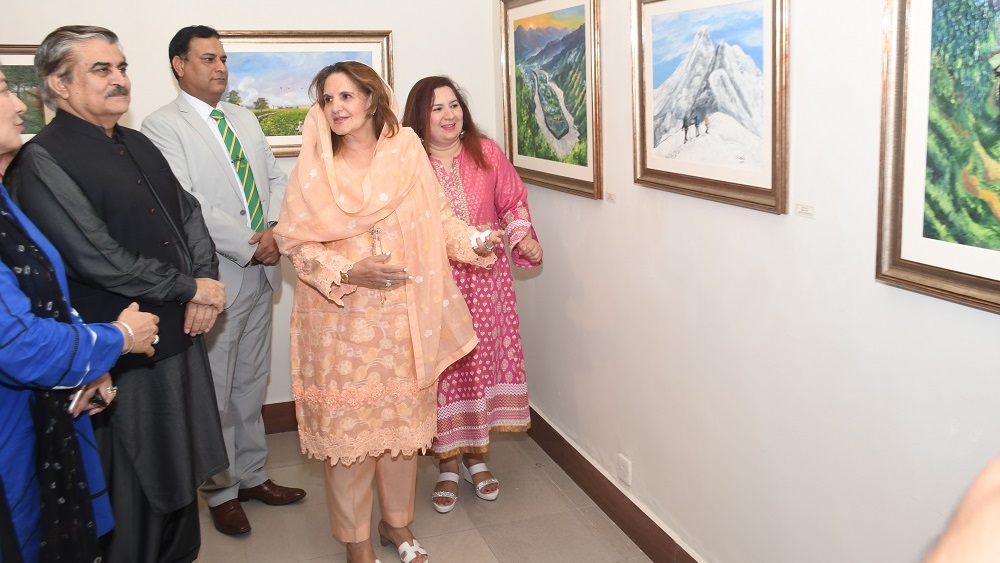 SCO Holds Painting Exhibition at Pakistan National Council of Arts