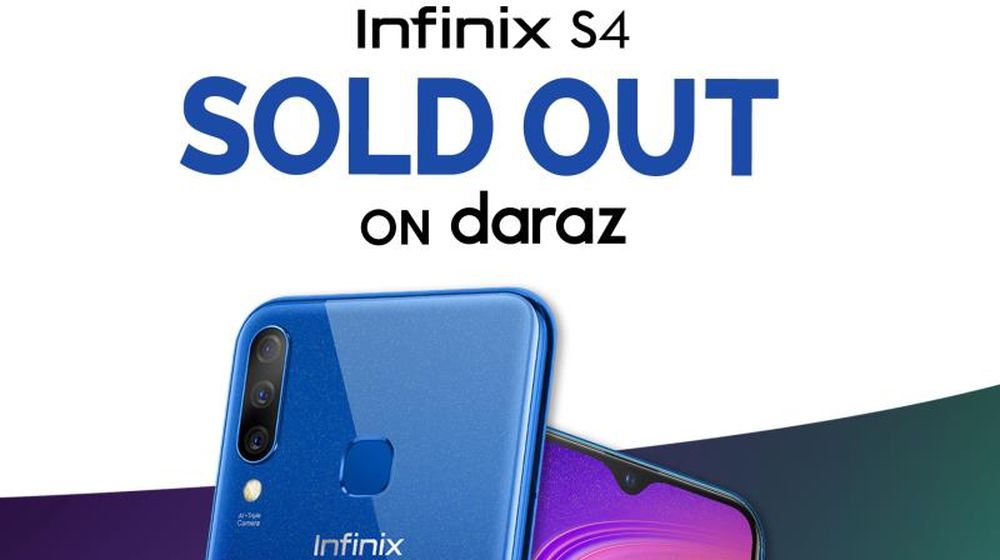Infinix S4 Sold Out at Daraz on Launch Day