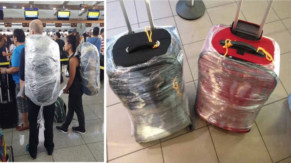 Govt Mandates Use of Plastic Wrapping in Airports Right After the Anti-Plastic Campaign
