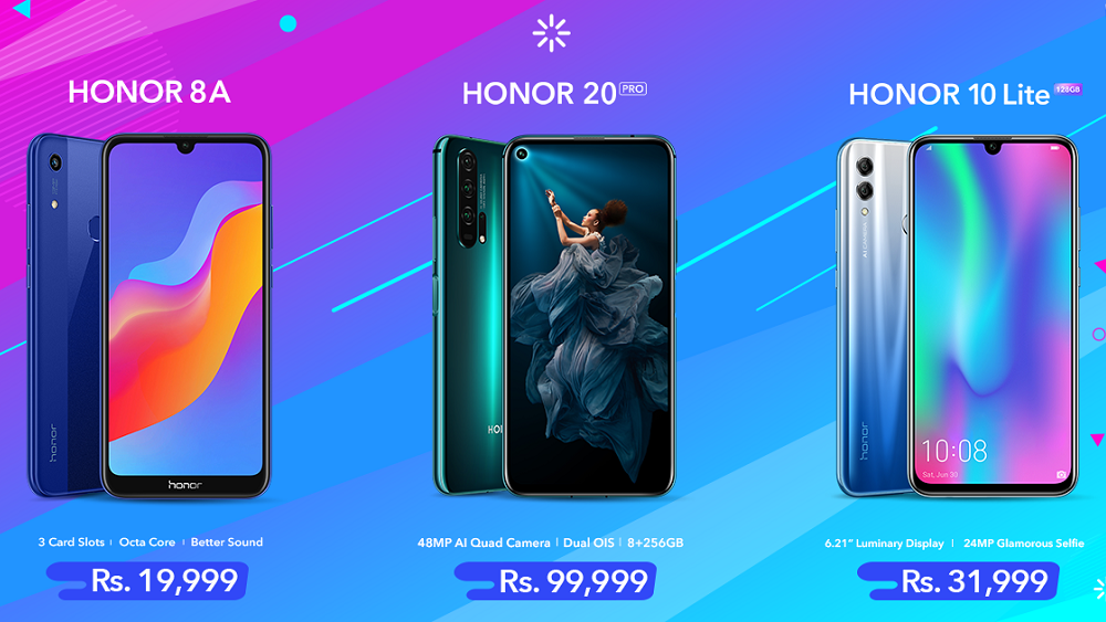 Honor Launches 3 New Phones in August