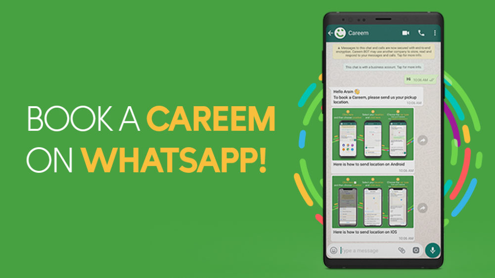 Careem Now Lets You Book Rides Through WhatsApp