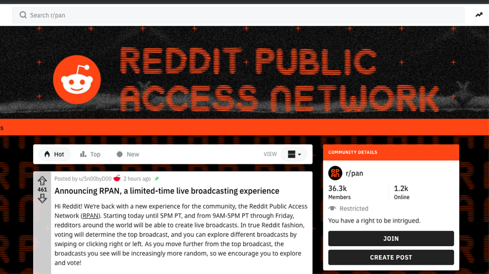 Reddit Tries Out Live Streaming Once Again