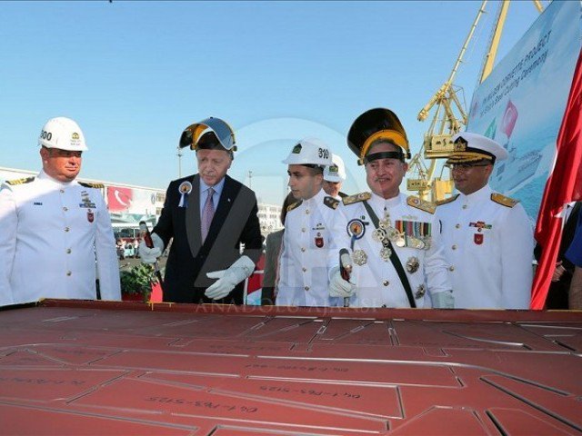 Turkey Starts Construction of Pakistan’s Warship