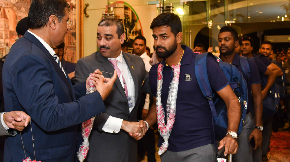 Sri Lanka Cricket Team Arrives in Pakistan [Pictures]