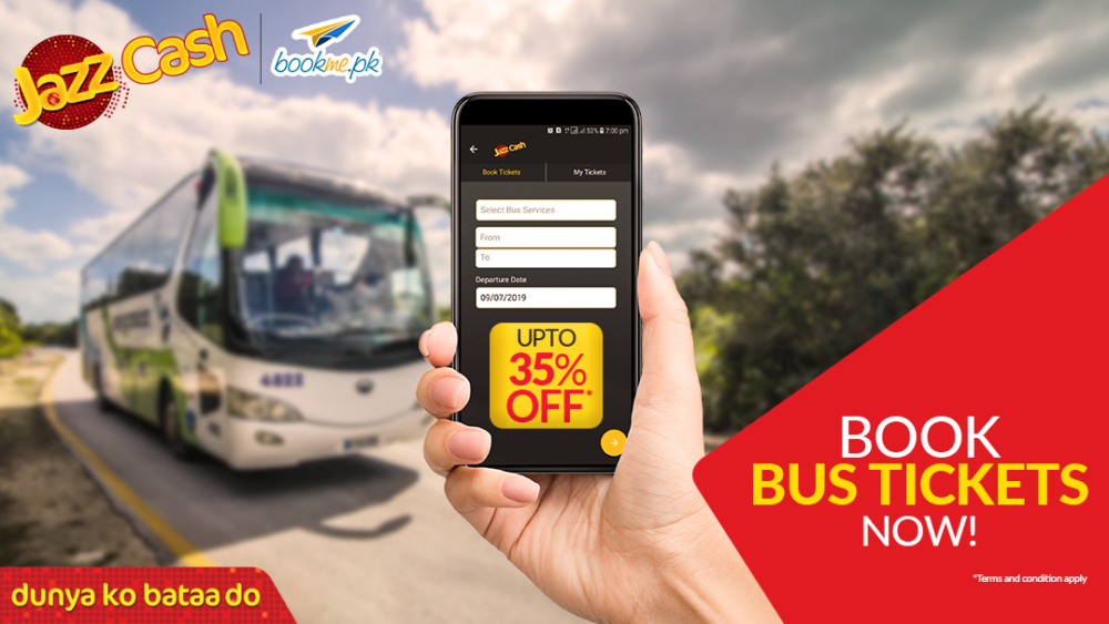 JazzCash & Bookme Introduce In-App Bus Ticketing Feature